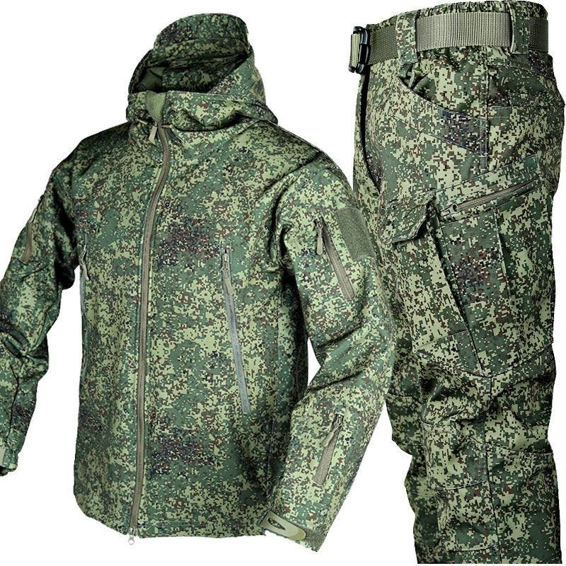 Large size Sharkskin Soft Shell Tactical Suit