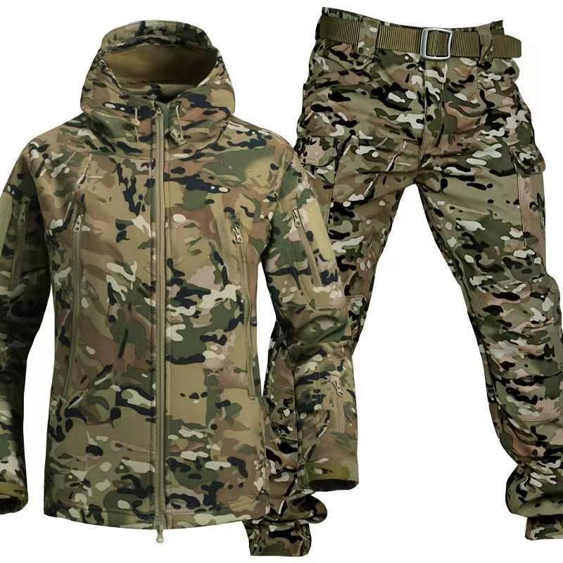 Large size Sharkskin Soft Shell Tactical Suit