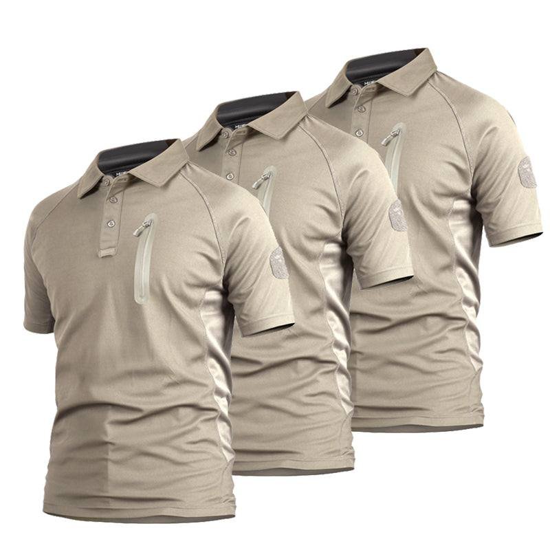 Men's Short Sleeve Quick Dry Battle Top 3-pack