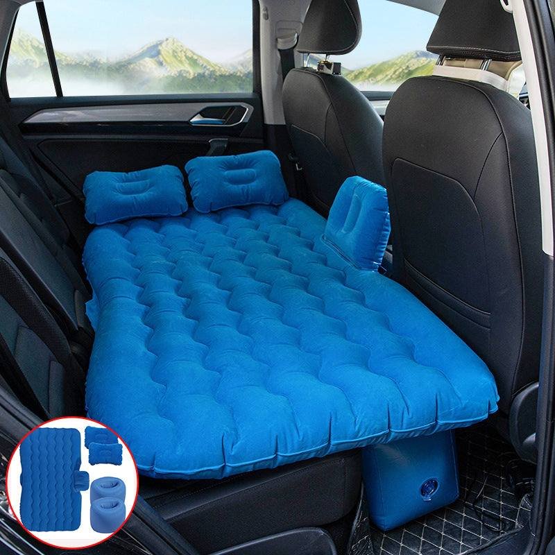 Car rear inflatable travel bed