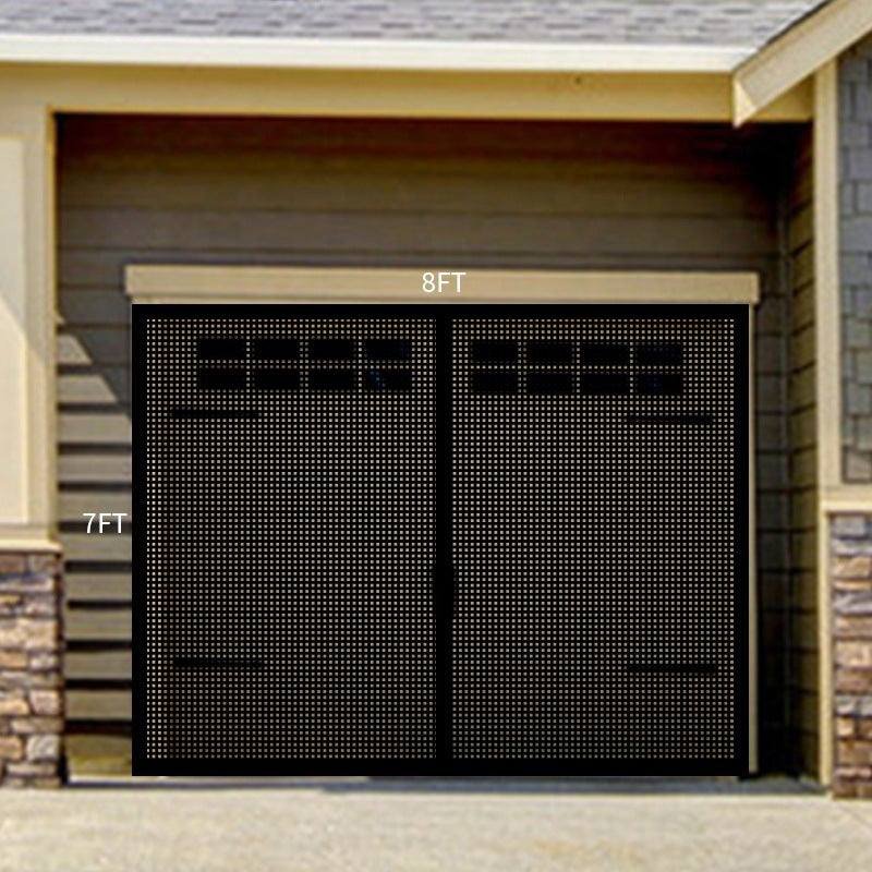 Garage magnetic self-priming door curtain