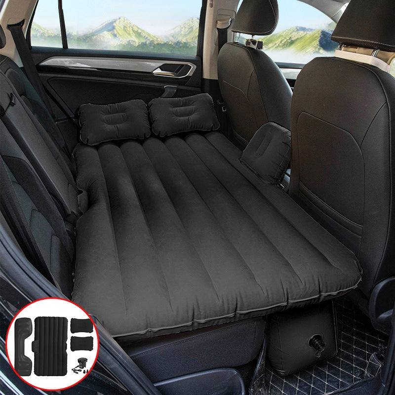 Car rear inflatable travel bed