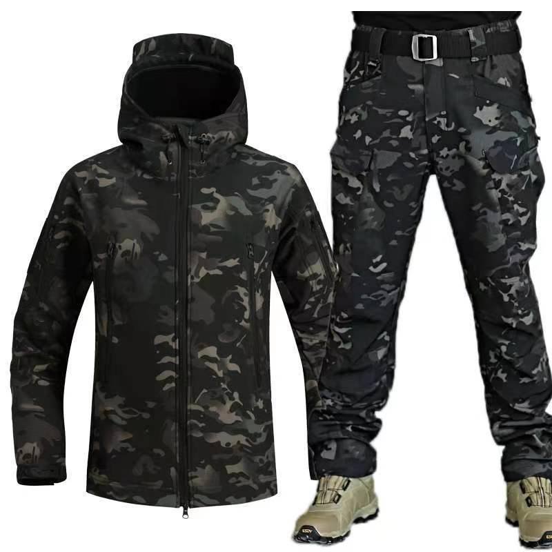 Large size Sharkskin Soft Shell Tactical Suit