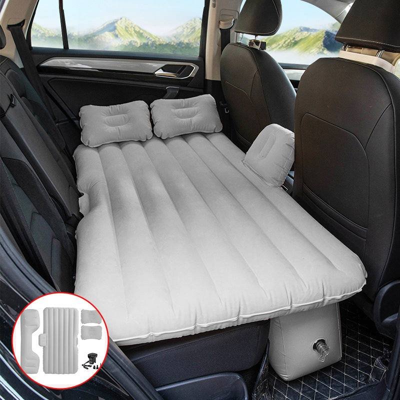 Car rear inflatable travel bed