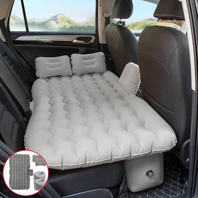 Car rear inflatable travel bed